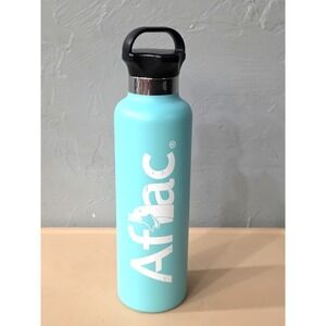 h2go Aflac‎ Logo Stainless Steel Double Wall Vacuum Insulated Water Bottle 24oz